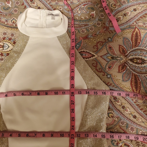 NWT Charlotte Russe White Body Con Dress Sz. Large - Picture 5 of 7